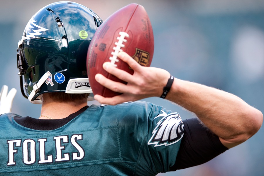 nick foles eagles saints game