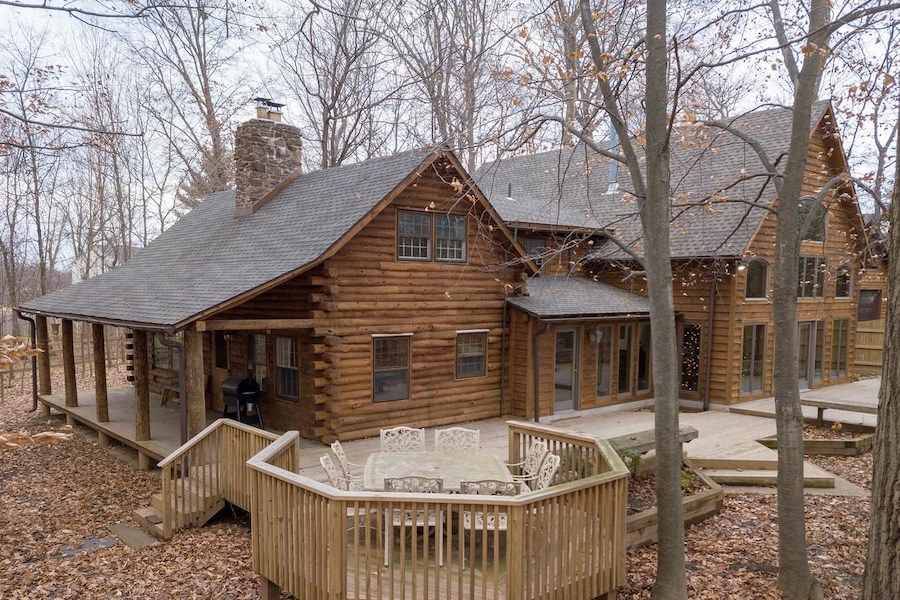 House For Sale Expanded Cabin In The Woods In Chalfont