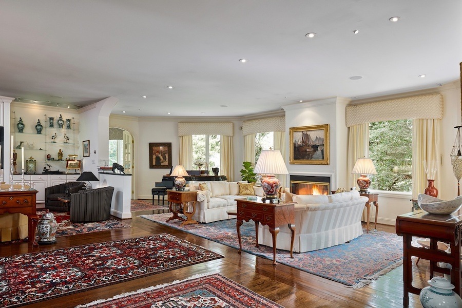 house for sale gladwyne contemporary living room