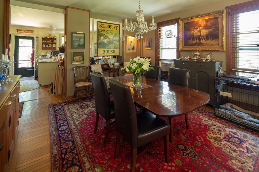 house for sale solebury historic post office dining room