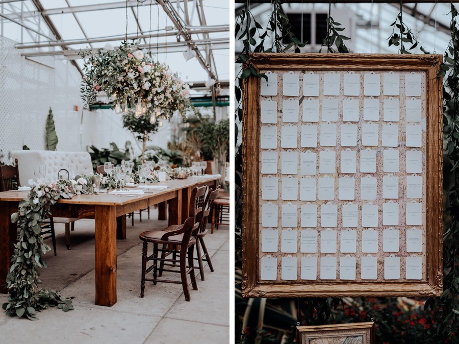 spring horticulture center wedding