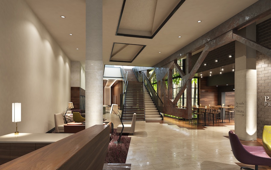 the harper lobby