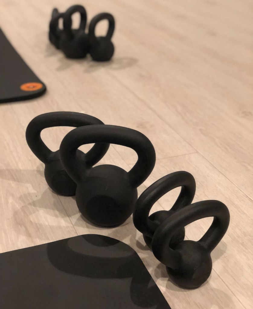 wall fitness kettlebarre