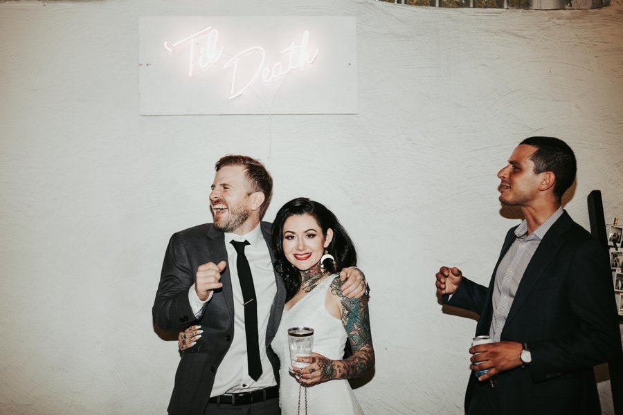 neon sign wedding