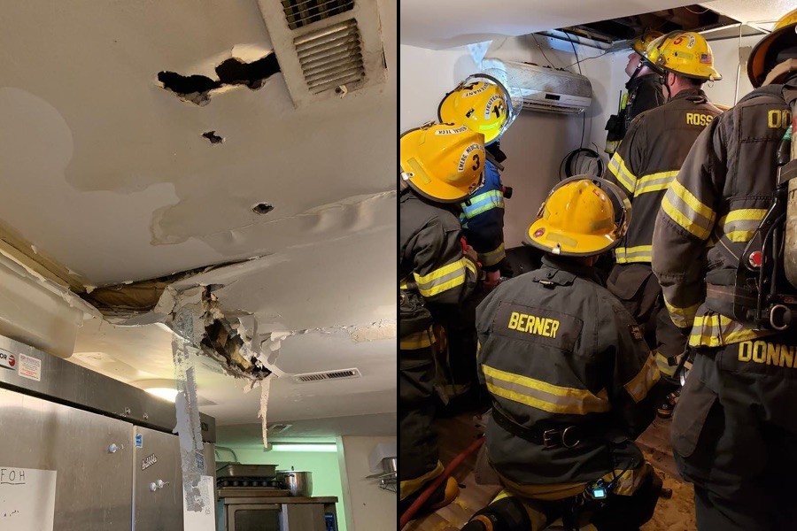essen bakery flood angelos pizzeria fire closed philadelphia
