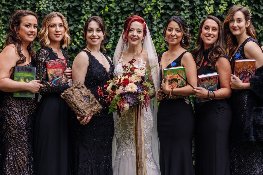 A Harry Potter Wedding Filled With Magical Details