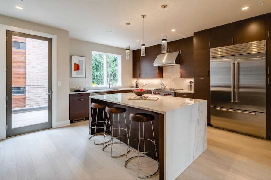 house for rent old city new townhouse kitchen