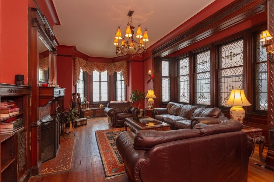 house for rent rittenhouse square brownstone living room