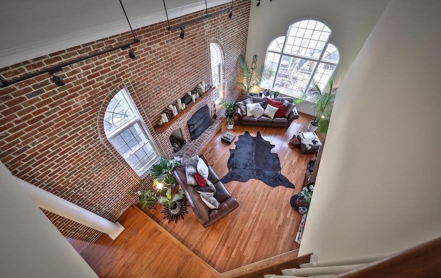 maple glen bondage house ambler great room balcony view