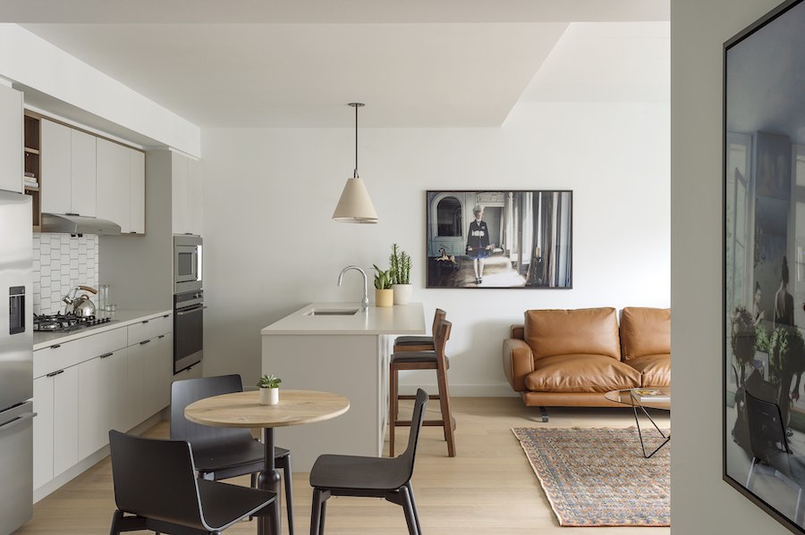 roost east market tour 1br kitchen