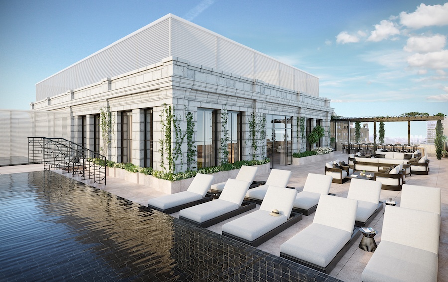 the atlantic apartments terrace level pool