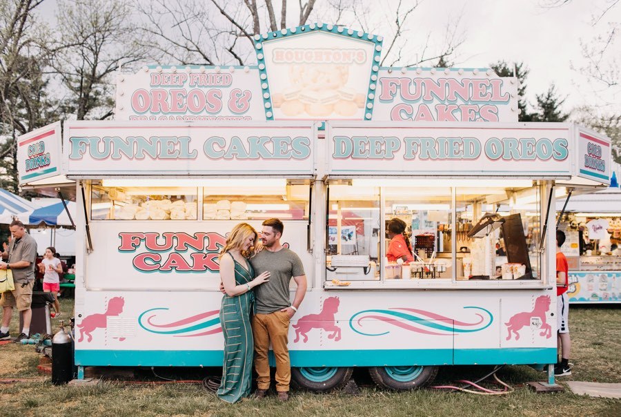 carnival engagement photos