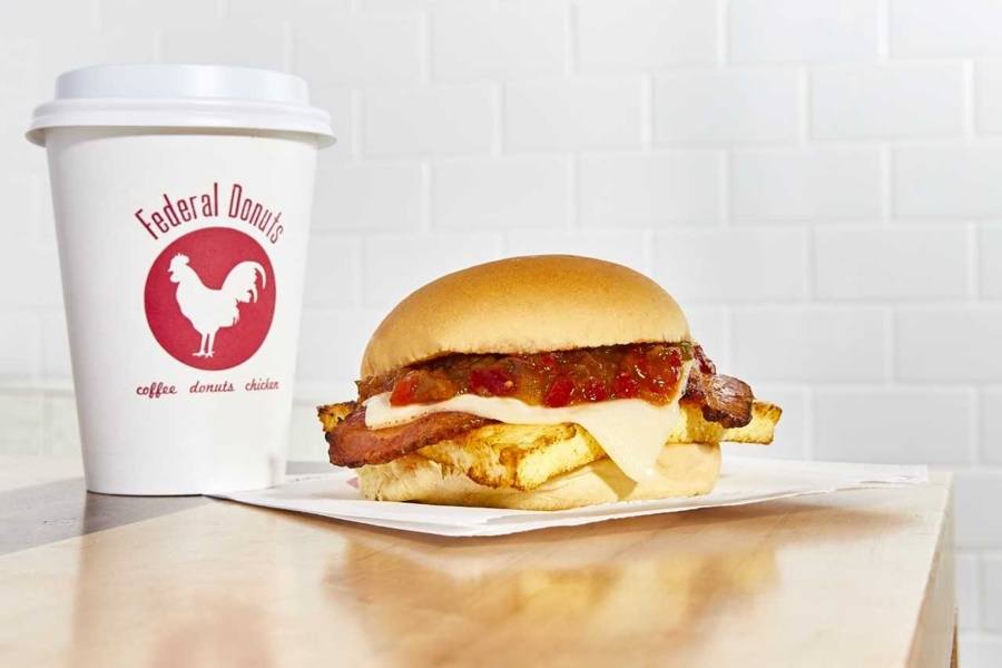 federal donuts breakfast sandwich philadelphia