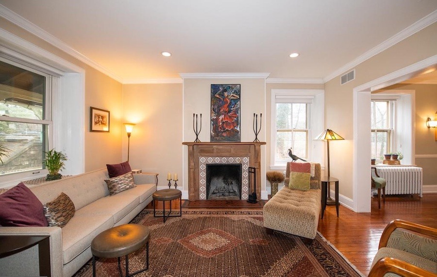 house for sale chestnut hill victorian living room