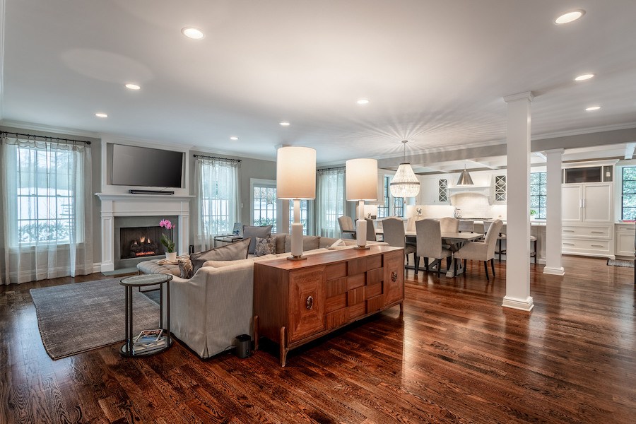 house for sale mt airy new colonial main living area
