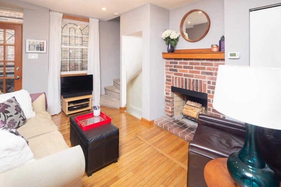 house for sale queen village hidden trinity living room