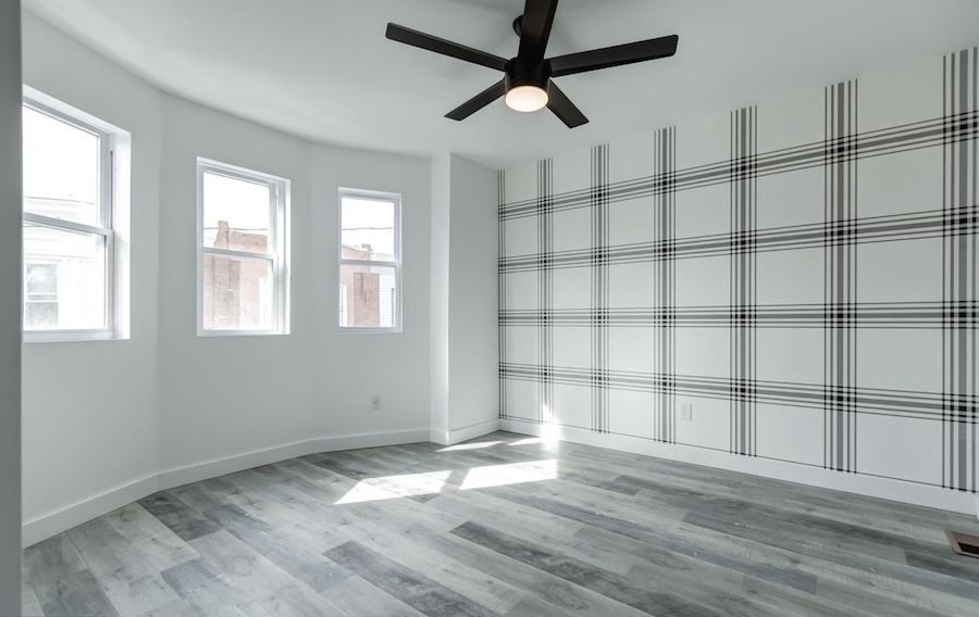 house for sale west passyunk rehabbed row front bedroom