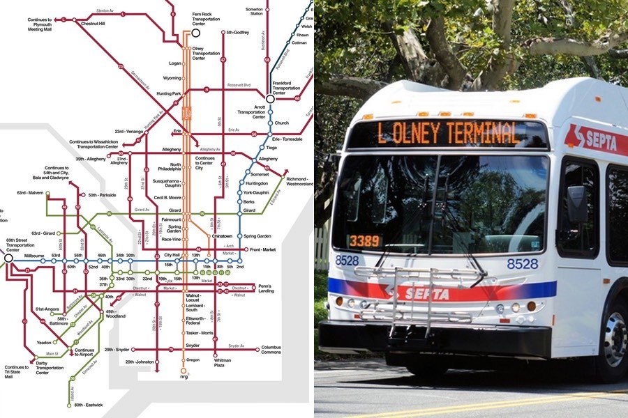 Septa Bus Route Map New Septa Map Prototypes Aim To Make Riders Rethink The System