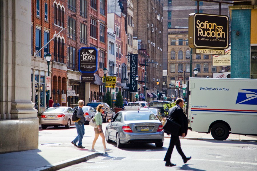 vision zero street safety jewelers row