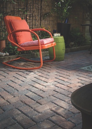 biophilic design examples rear patio on old york road