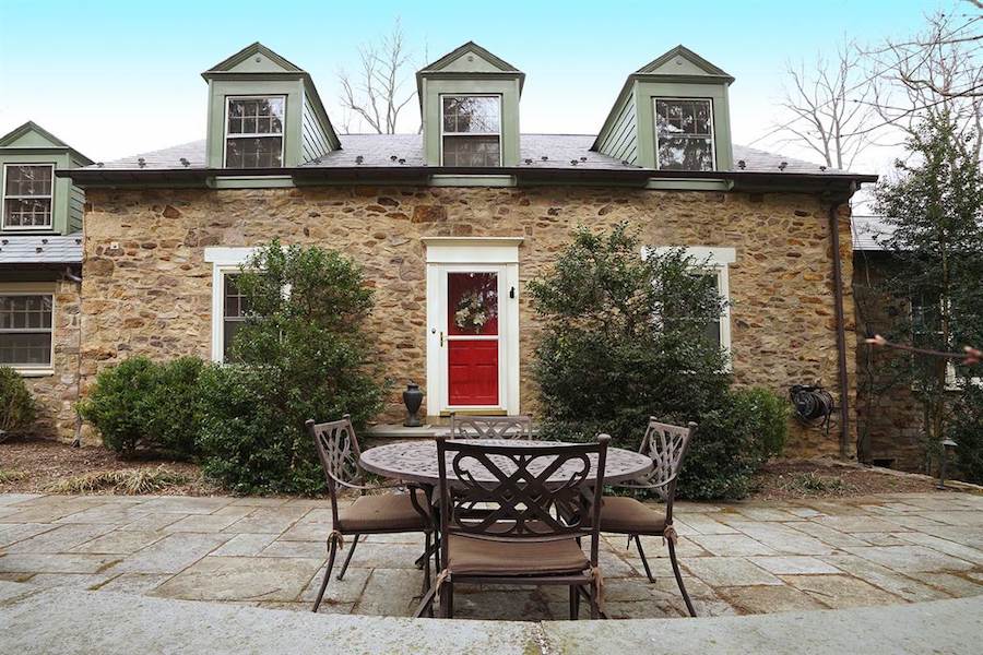 house for sale doylestown converted schoolhouse exterior front