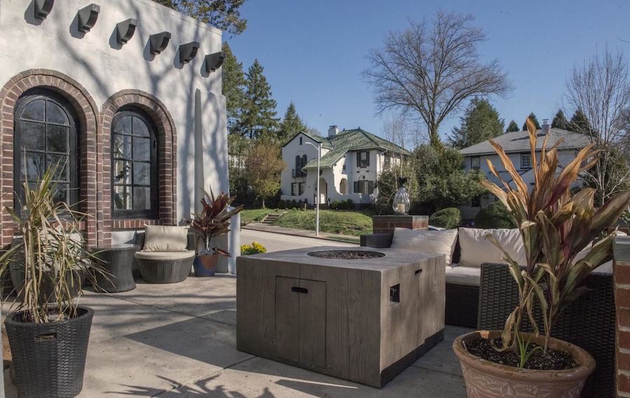 house for sale elkins park hacienda front patio