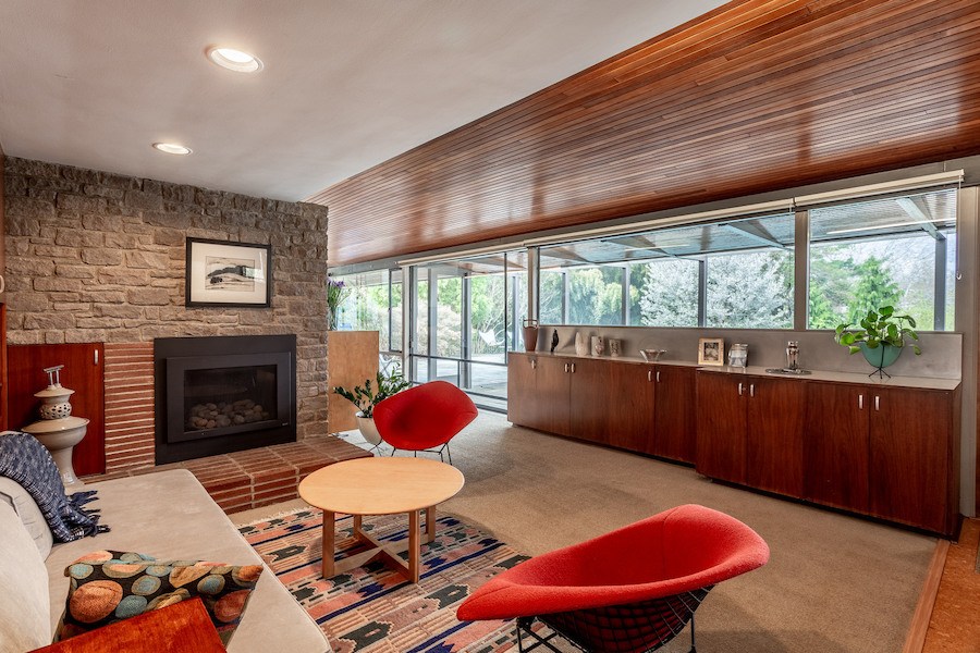 house for sale jeffersonville neutra house family room