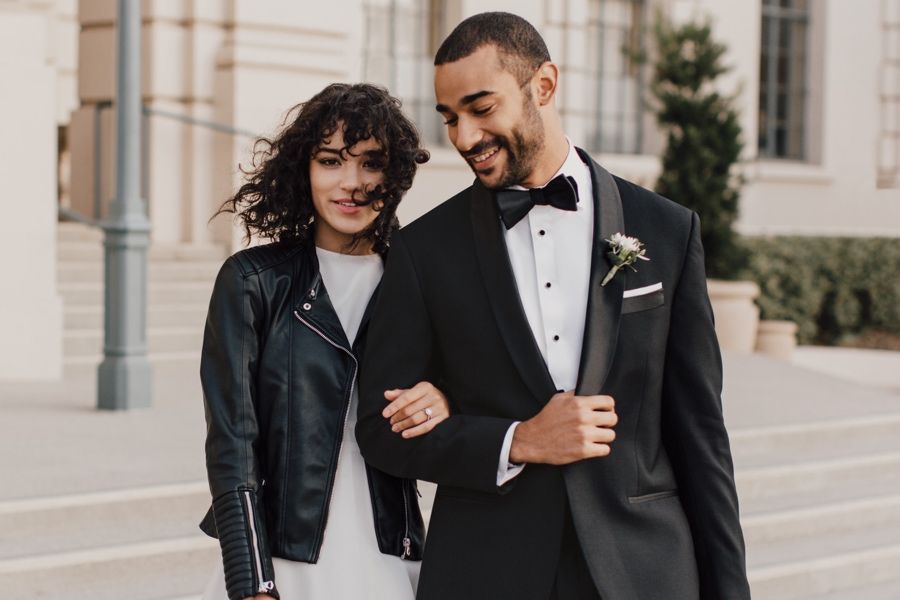 Embroidery Tuxedo Groom Men Suits Black Groomsman Best Man Wedding Prom Suit