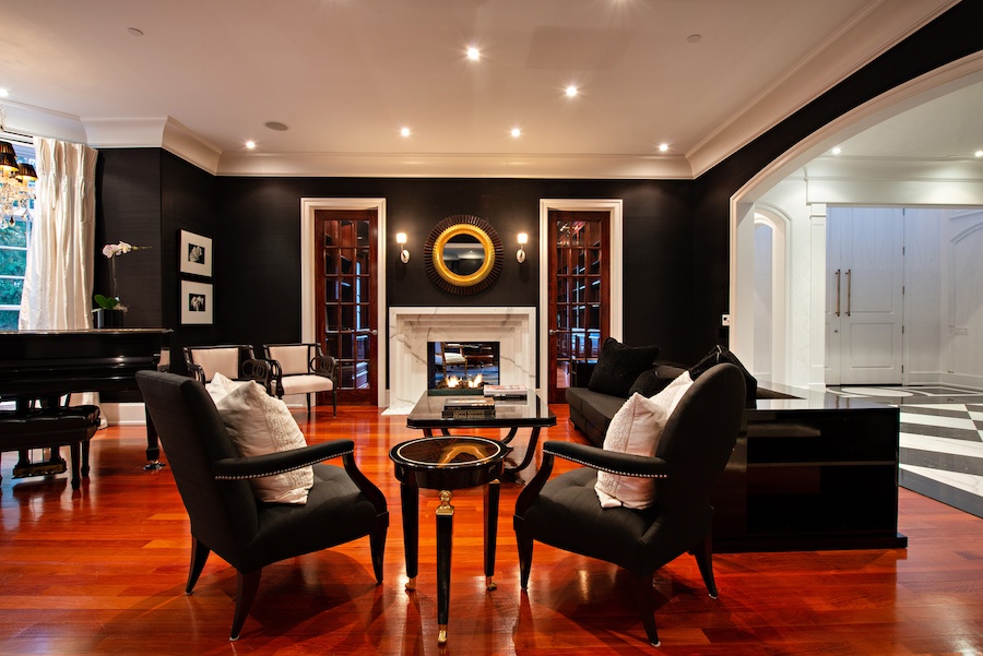house for sale gladwyne deco colonial living room
