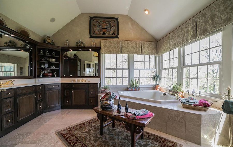 house for sale glenmoore neotrad farmhouse master bathroom