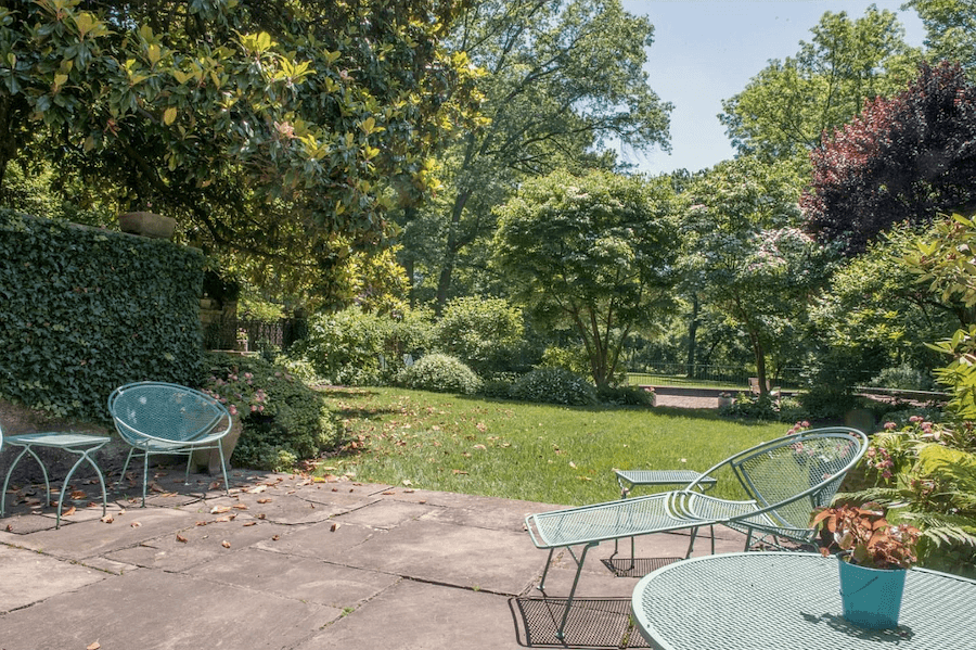 house for sale rydal english villa dining-room terrace and backyard
