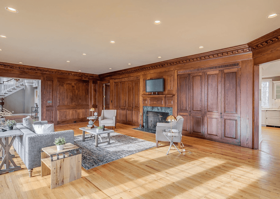 house for sale villanova expanded tudor family room