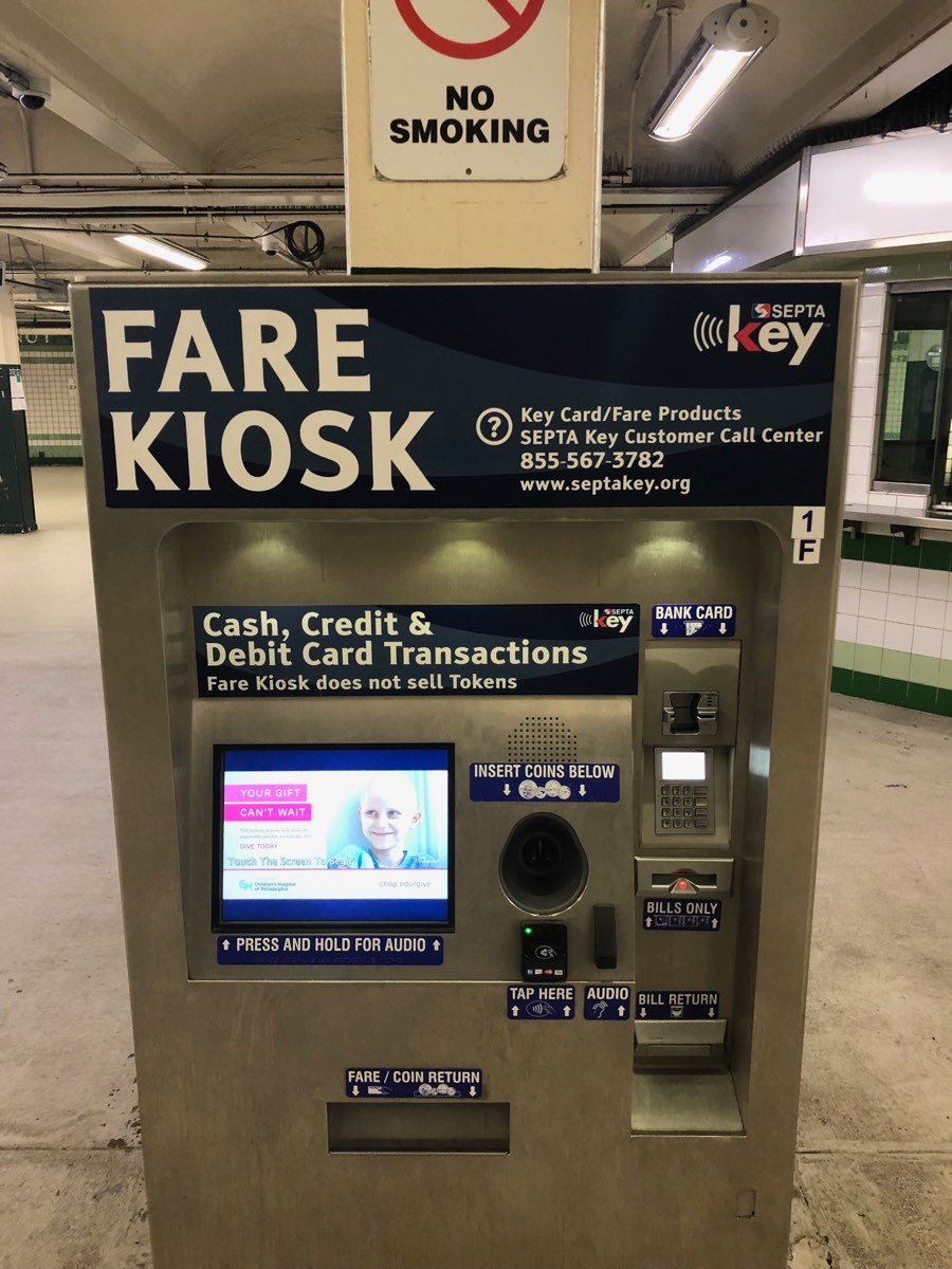 septa kiosk advertisement