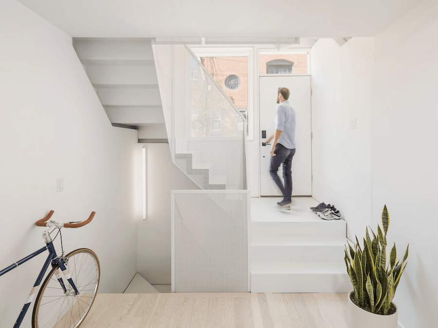 tiny tower first floor entrance