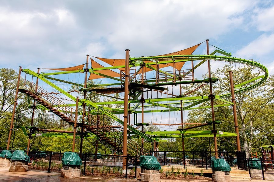 philadelphia zoo zip line