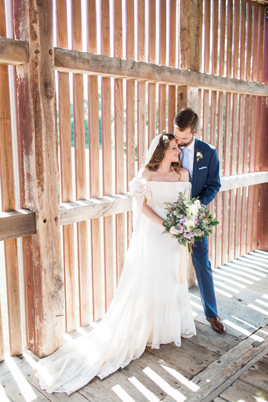 Bride and groom portrait