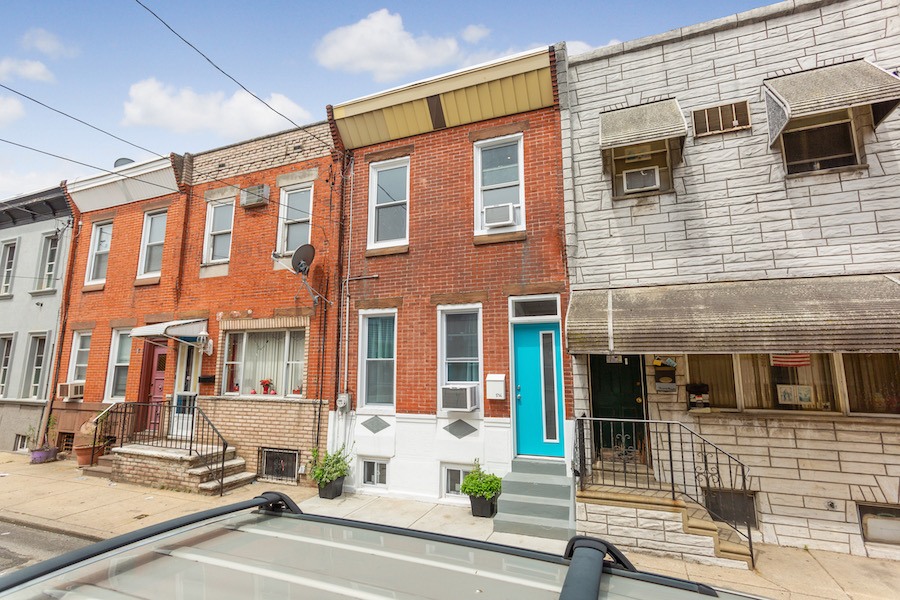 house for sale point breeze rowhouse rehab exterior front