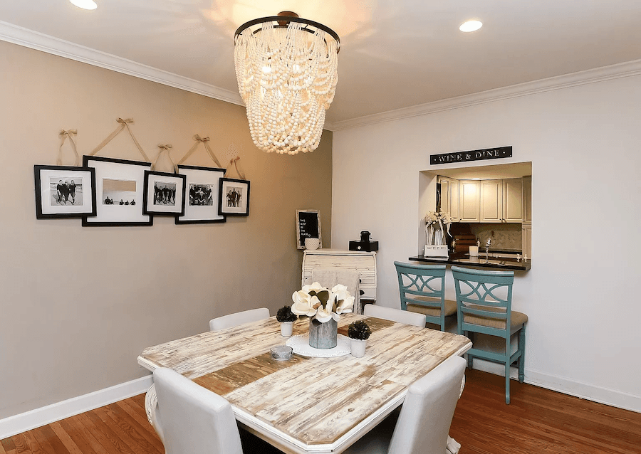 house for sale rittenhouse rehabbed row dining room