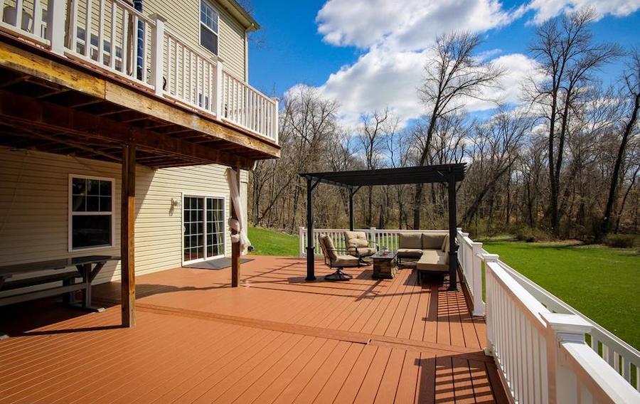 house for sale wallingford creekside colonial lower deck