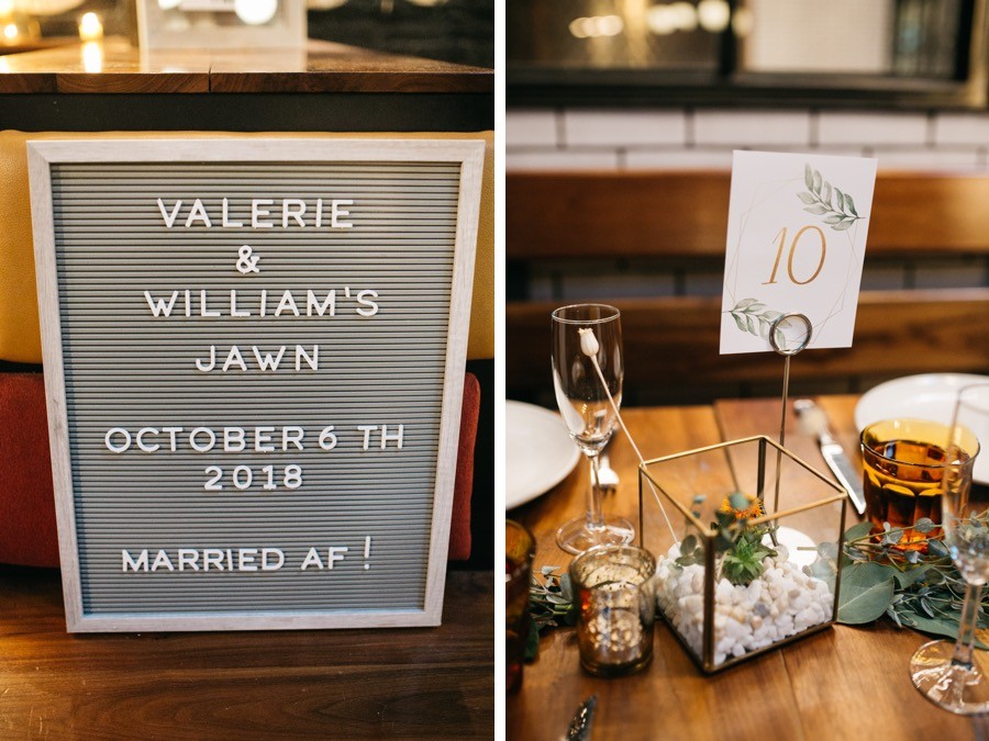 Wedding welcome sign