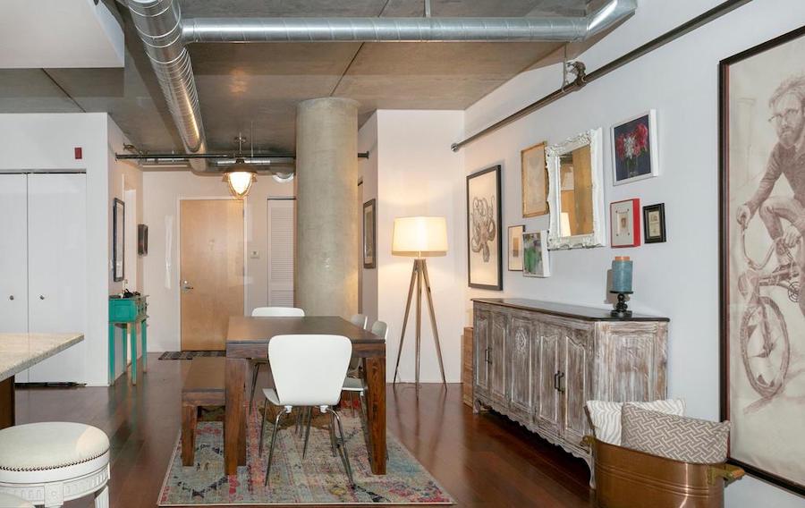 condo for sale hawthorne loft condo dining area