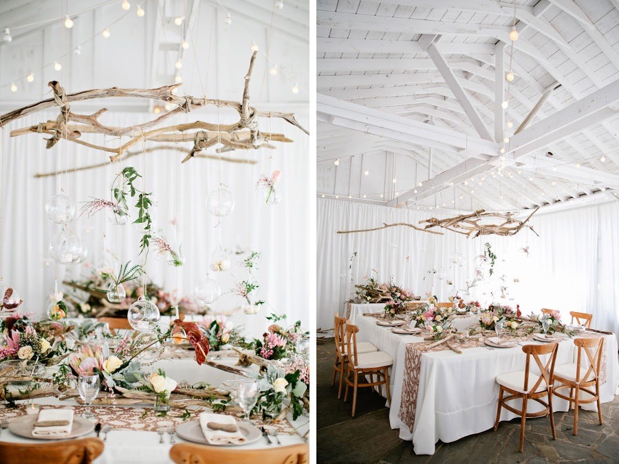 driftwood wedding decor