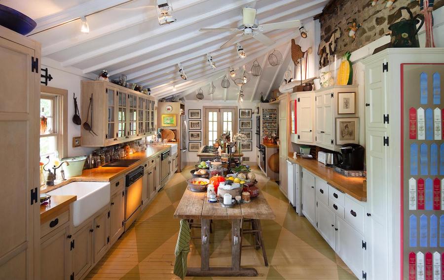 house for sale wrightstown hortulus farm main house kitchen