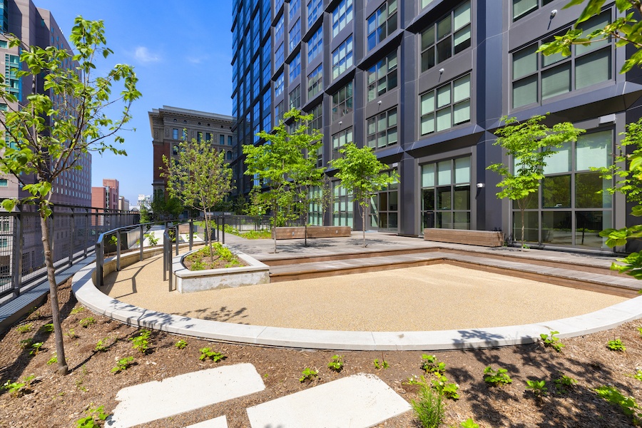 the girard apartment profile outdoor children's play area
