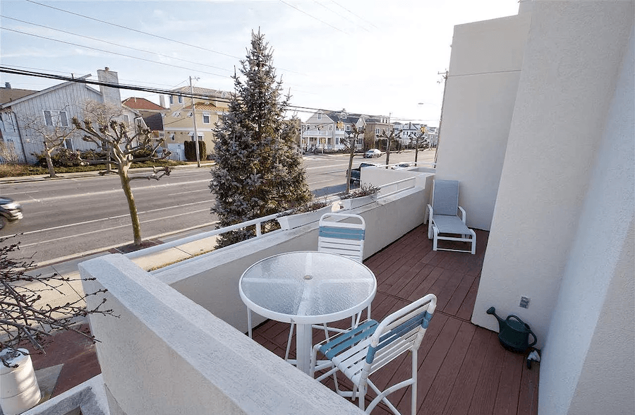 condo for sale margate modern condo living room deck