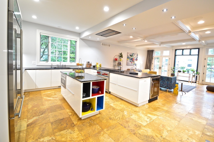 house for sale moorestown expanded trinity kitchen and family room after