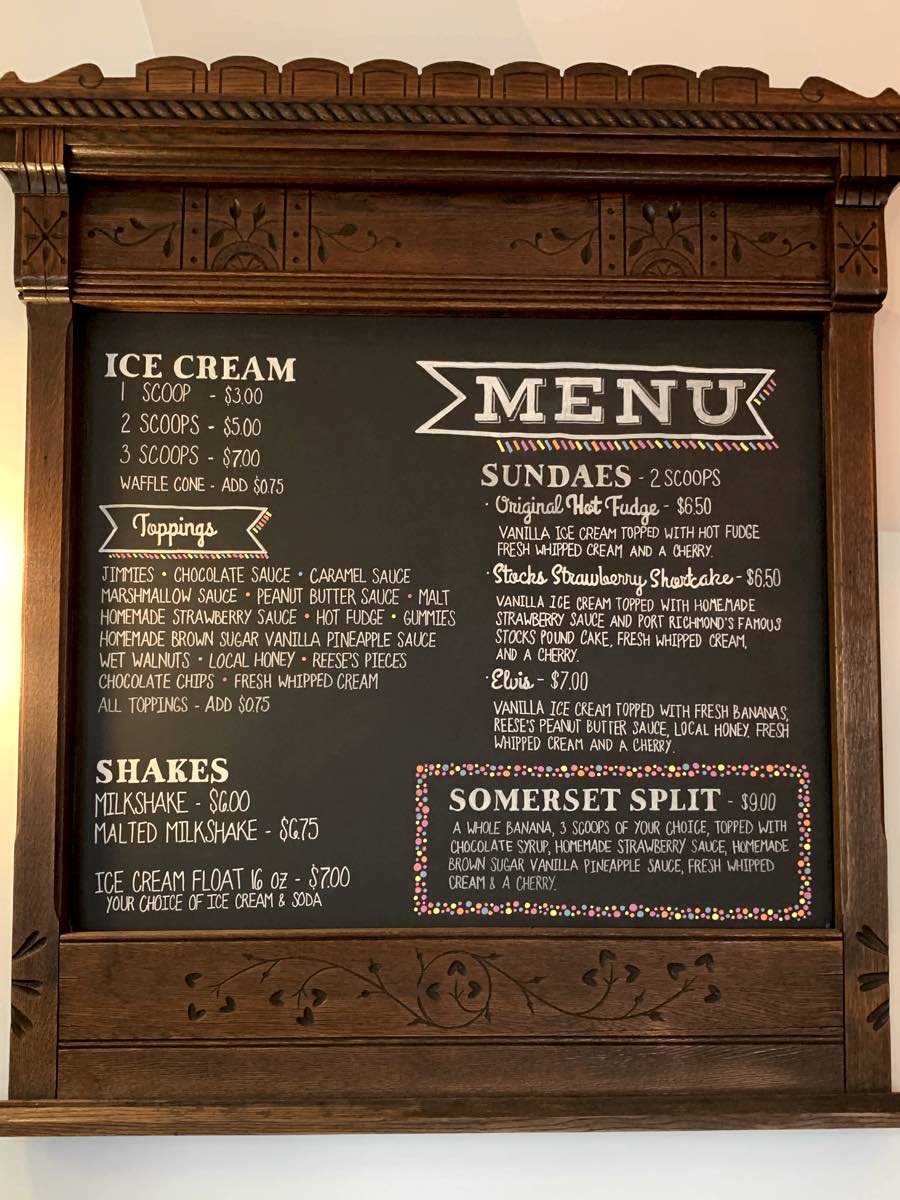 somerset splits ice cream menu philadelphia