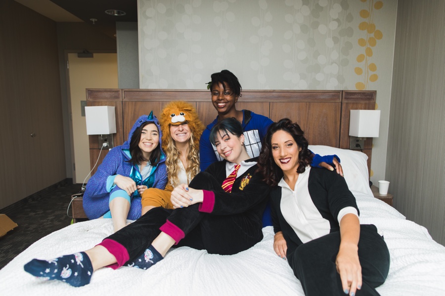 Bridesmaids onesies