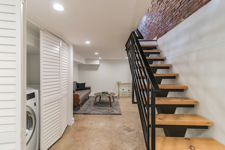 house for sale fishtown rehabbed rowhouse basement