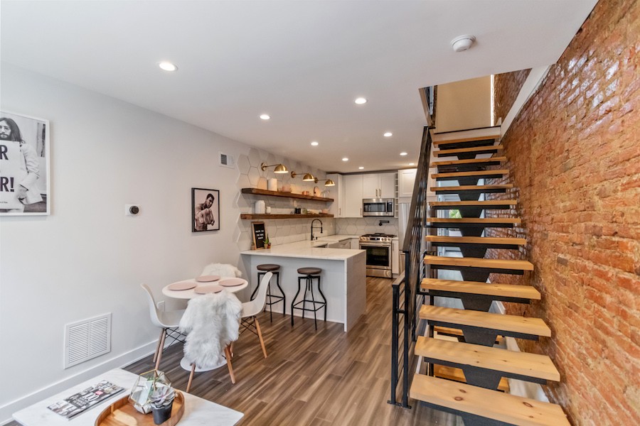 house for sale fishtown rehabbed rowhouse main floor